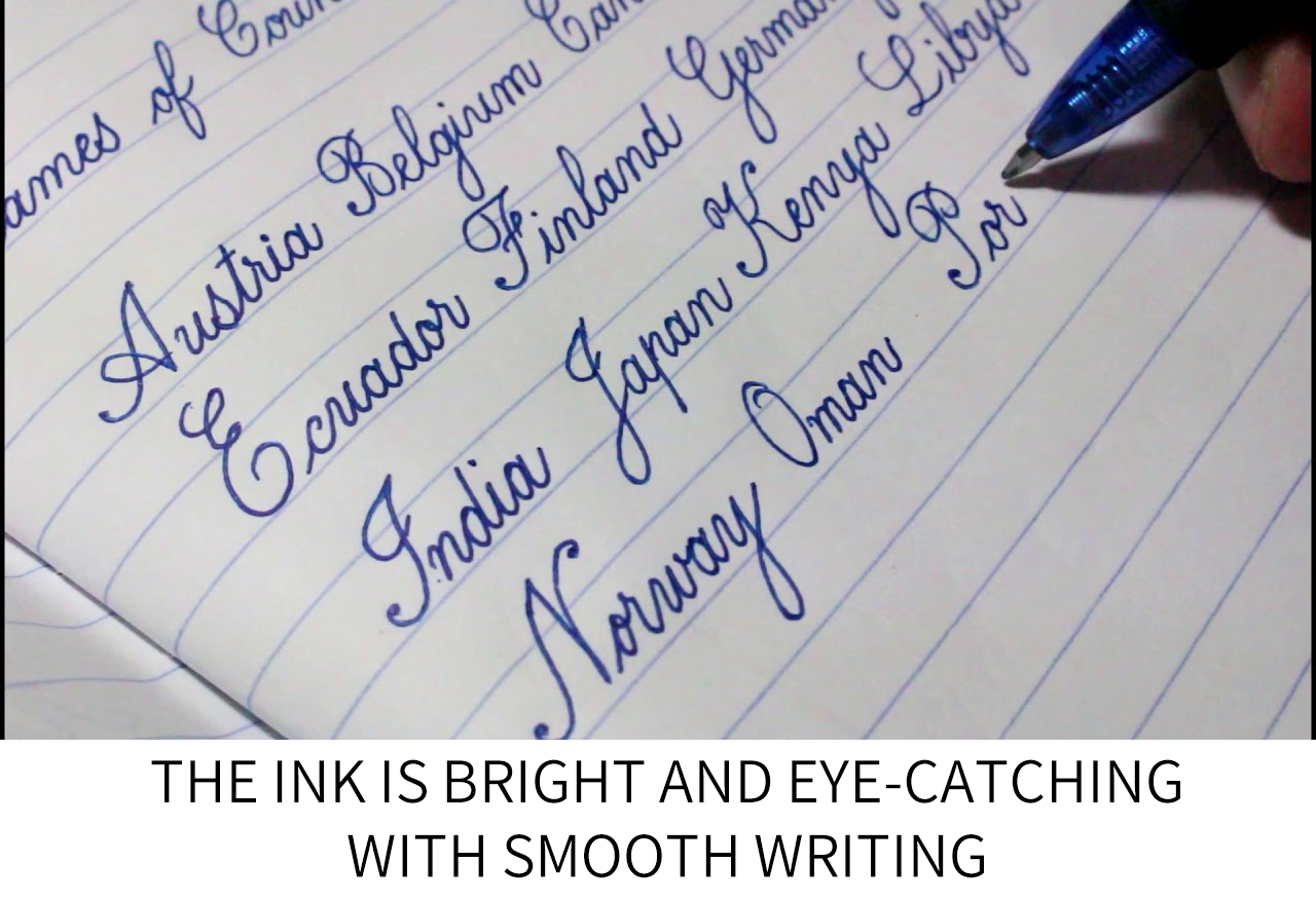 Ballpoint pen ink for taking notes and drawing