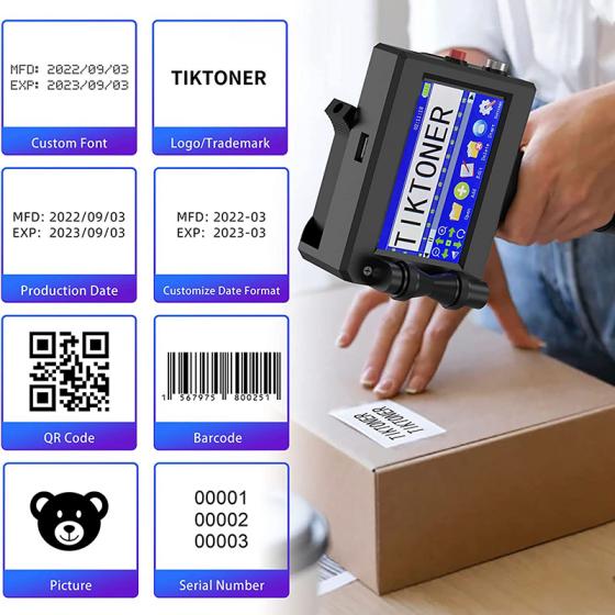 small, convenient and easy-to-use qr code printer